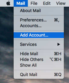 Apple Mail step 1