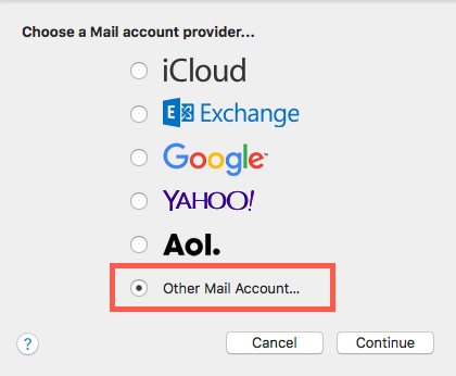 Apple Mail step 2